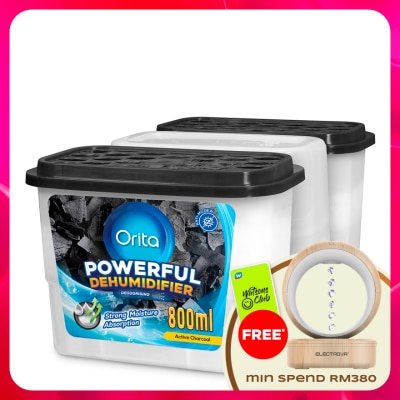ORITA - Charcoal Dehumidifier 3X800ML
