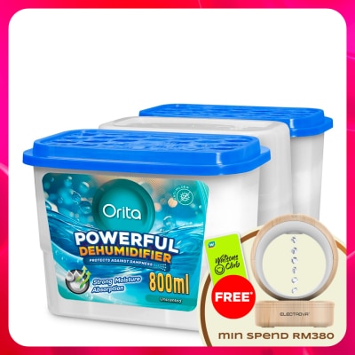 ORITA - Unscented Dehumidifier 3X800ML