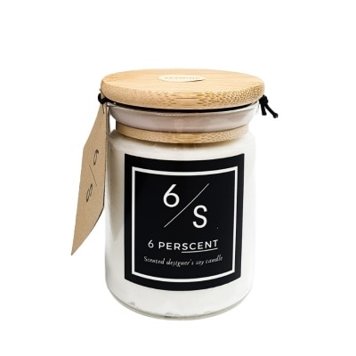 6 PERSCENT Lavender Scented Soy Candle 160G