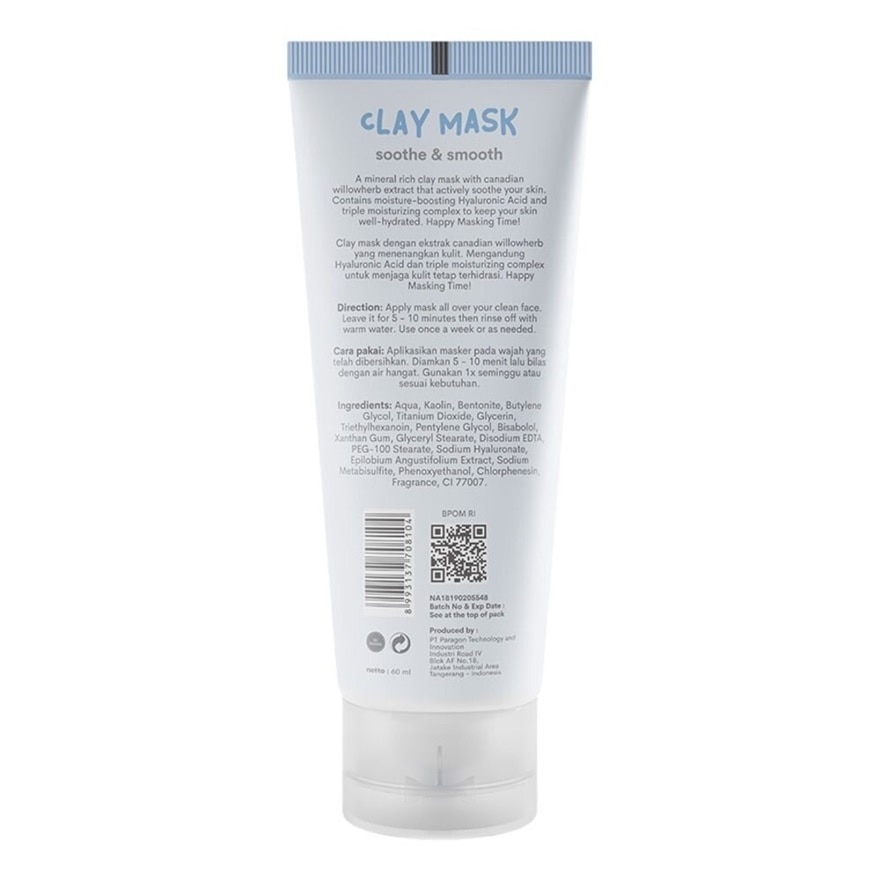 Clay Mask Soothe & Smooth 60ml