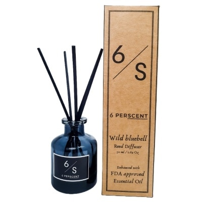 6 PERSCENT Bluebell Reed Diffuser + Essential Oil 50ml