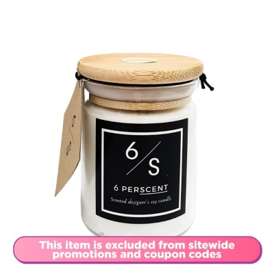 6 PERSCENT Rose Essential Oil Scented Soy Candle 160G