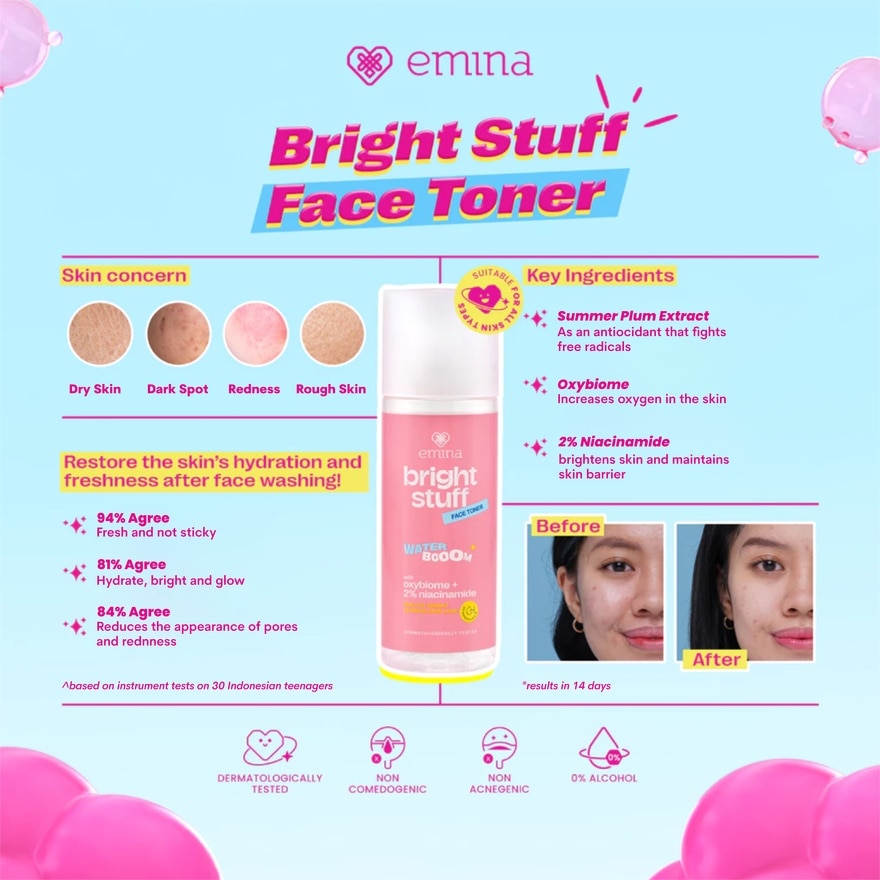 Bright Stuff Face Toner 100ml