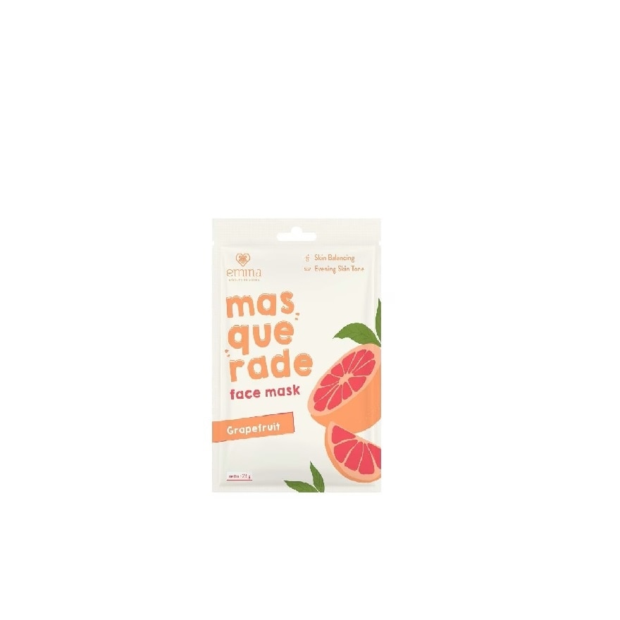 Masquerade Face Mask Grapefruit 1s