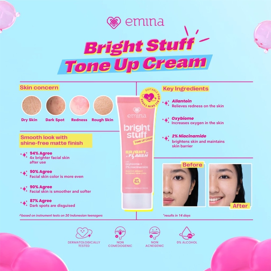 Bright Stuff Tone Up Cream 20ml