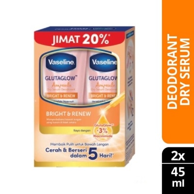 VASELINE Bright & Renew Serum 2x45ml