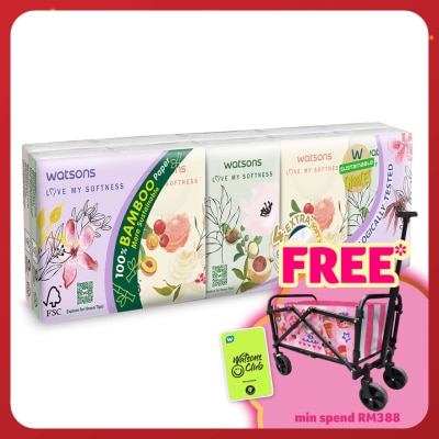 WATSONS X-flower Mini Hankies 3plyx10shtx10s