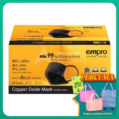 EMPRO - Empro 4V Series Cooper Oxide 4PLY Face Mask 40's
