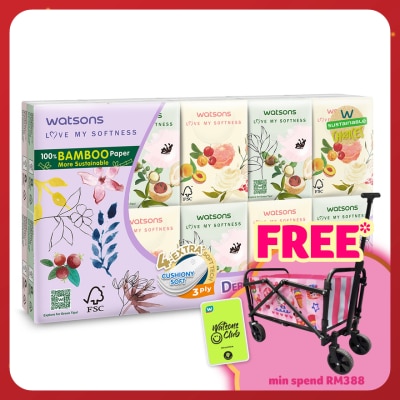WATSONS X-flower Mini Hankies 3plyx10shtx20s