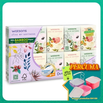 WATSONS - X-flower Mini Hankies 3plyx10shtx20s