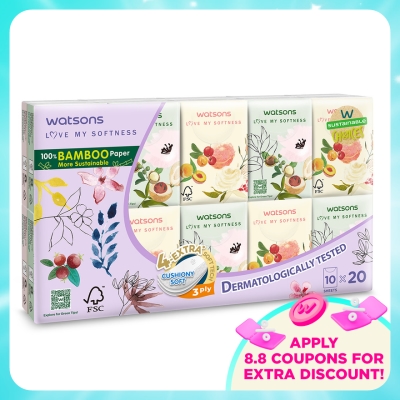 WATSONS - X-flower Mini Hankies 3plyx10shtx20s
