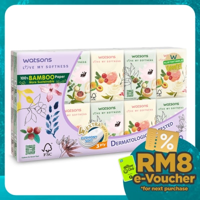 WATSONS X-flower Mini Hankies 3plyx10shtx20s