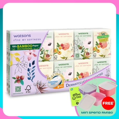 WATSONS X-flower Mini Hankies 3plyx10shtx20s
