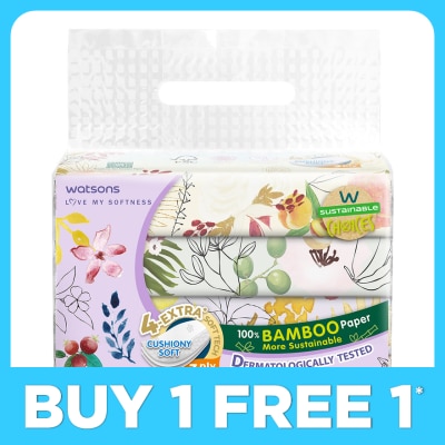 WATSONS X-flower Travel Tissues 3plyx50shtx4s