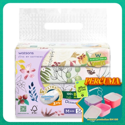 WATSONS - X-flower Travel Tissues 3plyx50shtx4s