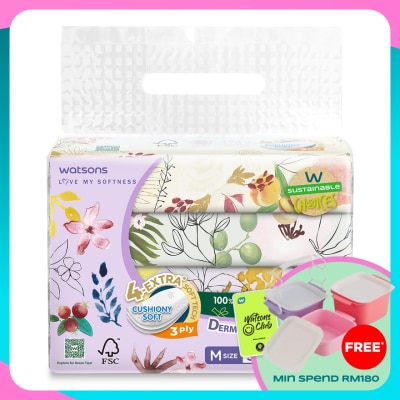 WATSONS X-flower Travel Tissues 3plyx50shtx4s