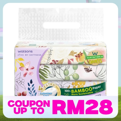 WATSONS X-flower Travel Tissues 3plyx50shtx4s