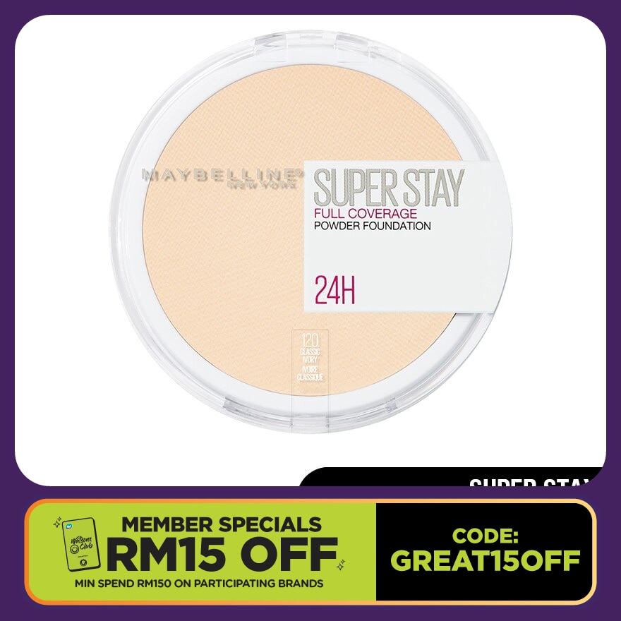 SuperStay Powder Foundation 120 Classic Ivory 1's