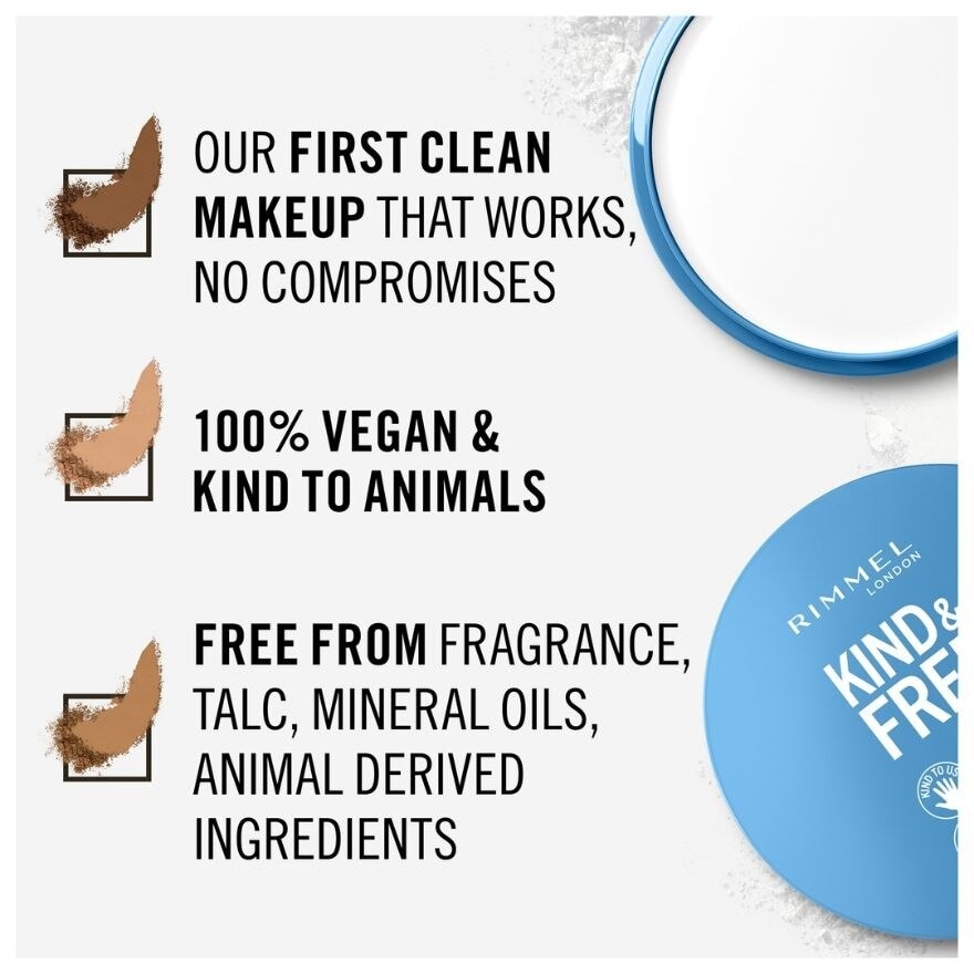 Kind & Free Pressed Powder 001 Translucent