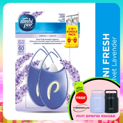 AMBI PUR - Mini Fresh Small Space Freshener Fresh Velvet 2x4.5ml