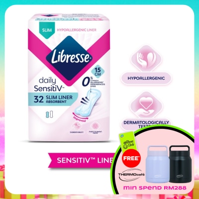 LIBRESSE - SensitiV Slim Pantyliner 32s