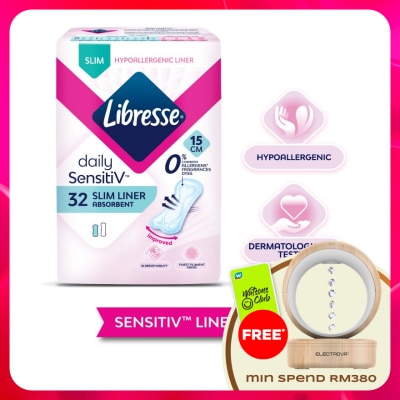 LIBRESSE - SensitiV Slim Pantyliner 32s