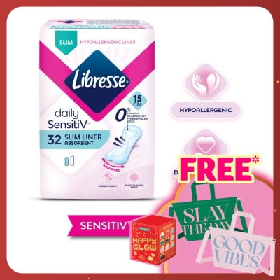 LIBRESSE SensitiV Slim Pantyliner 32s