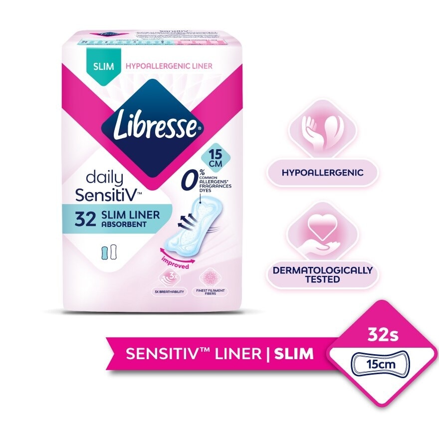 SensitiV Slim Pantyliner 32s