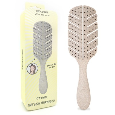 WATSONS FSC Straw Wet & Dry Hairbrush Assorted 1s