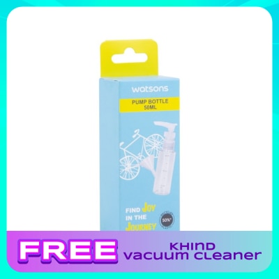 WATSONS Travel Pump Bottle 50ml 1pc