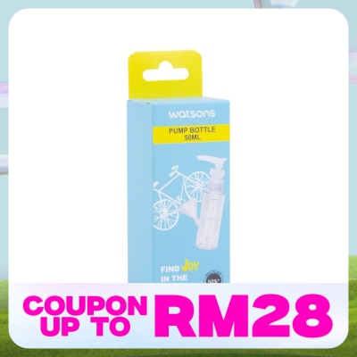 WATSONS Travel Pump Bottle 50ml 1pc