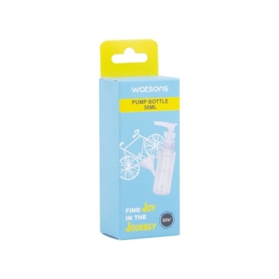 WATSONS Travel Pump Bottle 50ml 1pc