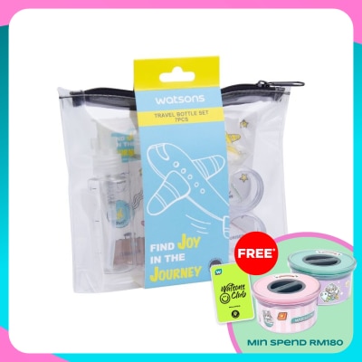 WATSONS Travel Set Large 1pc (bottle 7 pcs)