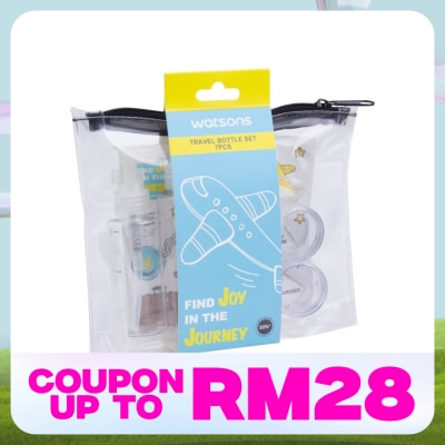 WATSONS Travel Set Large 1pc (bottle 7 pcs)