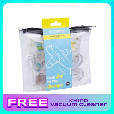 WATSONS Travel Set Large 1pc (bottle 7 pcs)