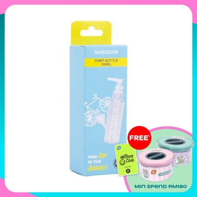 WATSONS Travel Pump Bottle 100ml 1pc
