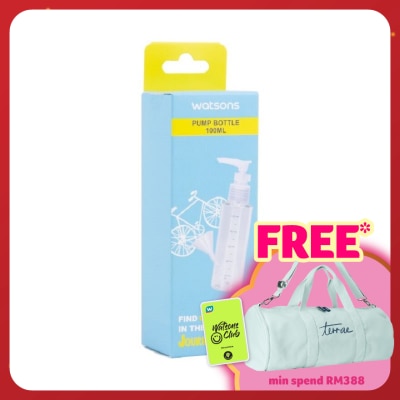WATSONS Travel Pump Bottle 100ml 1pc