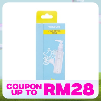 WATSONS Travel Pump Bottle 100ml 1pc