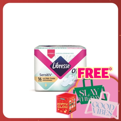 LIBRESSE SensitiV Ultra Thin Wing 24cm 16s