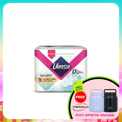 LIBRESSE - SensitiV Ultra Thin Wing 24cm 16s