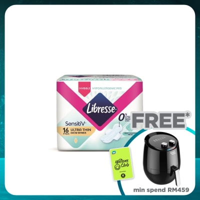 LIBRESSE SensitiV Ultra Thin Wing 24cm 16s