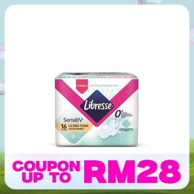 LIBRESSE SensitiV Ultra Thin Wing 24cm 16s
