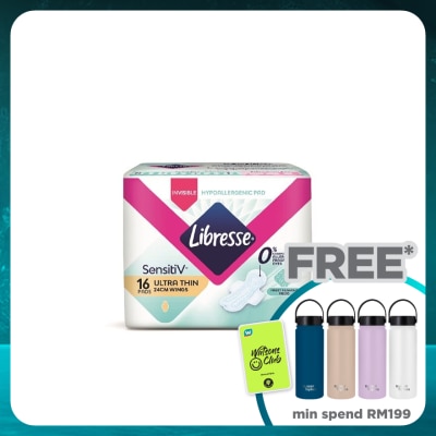 LIBRESSE SensitiV Ultra Thin Wing 24cm 16s