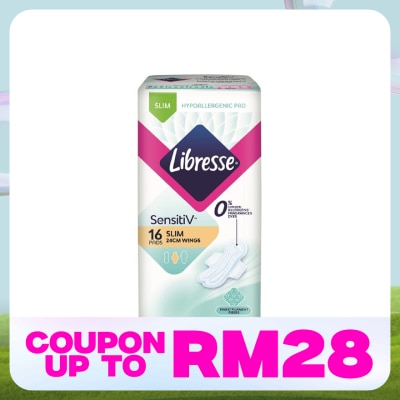 LIBRESSE SensitiV Slim Wing 24cm 16s