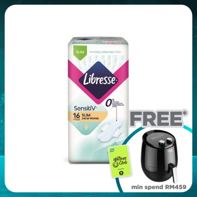 LIBRESSE SensitiV Slim Wing 24cm 16s