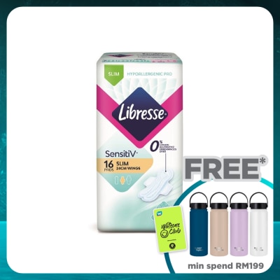 LIBRESSE SensitiV Slim Wing 24cm 16s