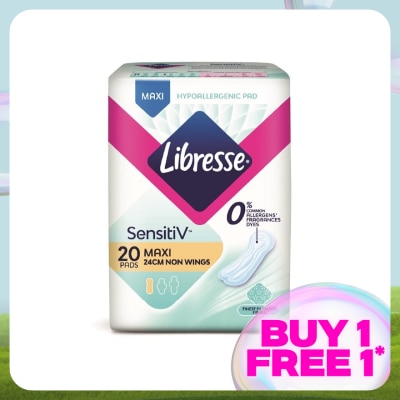 LIBRESSE SensitiV Maxi Non Wing 24cm 20s