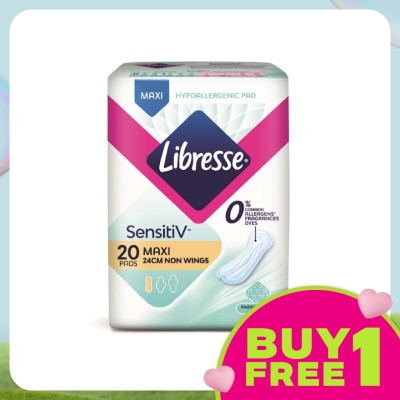 LIBRESSE SensitiV Maxi Non Wing 24cm 20s