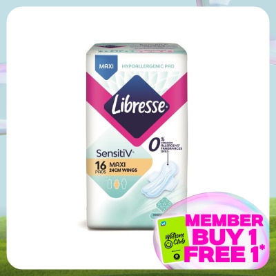 LIBRESSE SensitiV Maxi Wing 24cm 16s