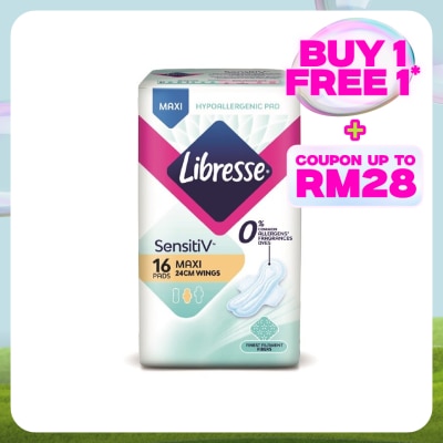 LIBRESSE SensitiV Maxi Wing 24cm 16s